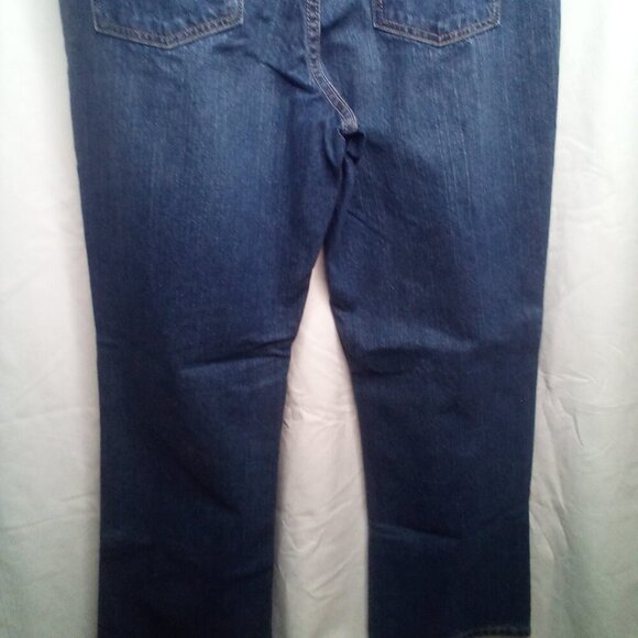 L. L. Bean Jeans 12 Reg Women Straight Leg Blue - Picture 16 of 16